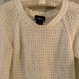 Cream colored sweater size small